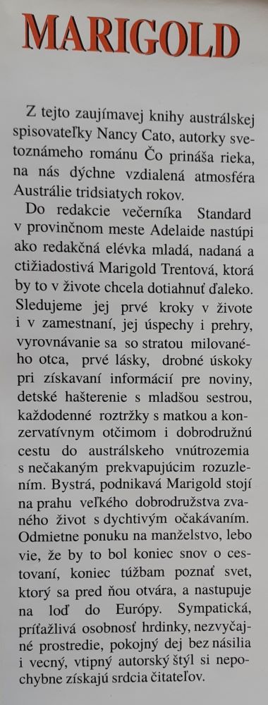 Marigold / Preložili Hviezdoslav Herman a Mária Štefanková