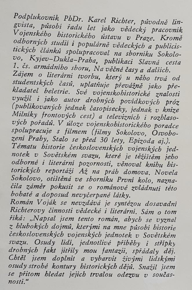 Voják se nevzdává