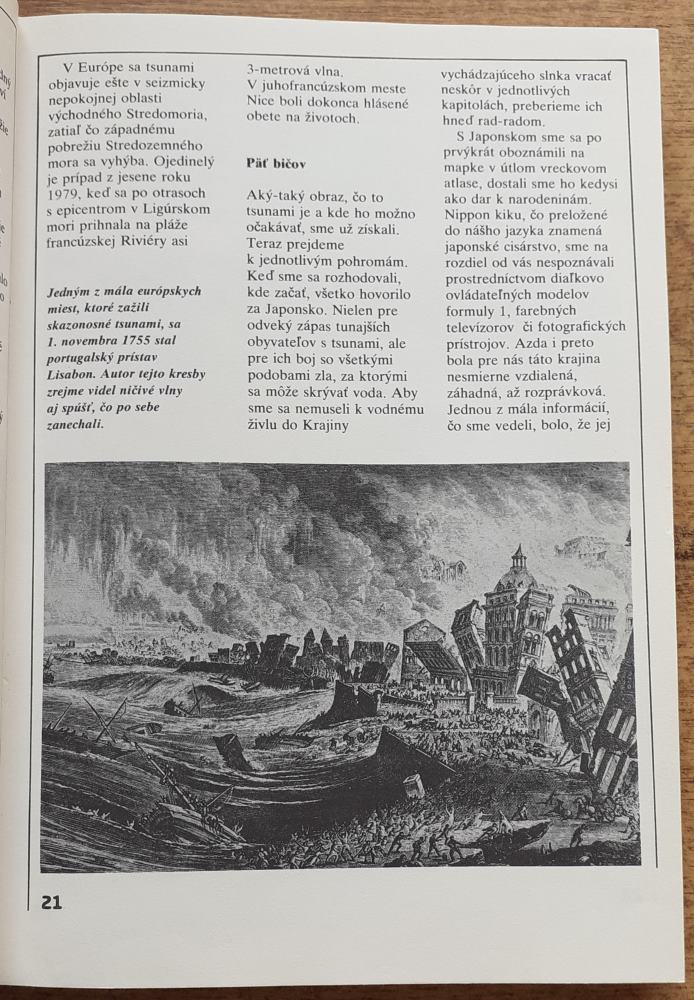Od tsunami po lavíny