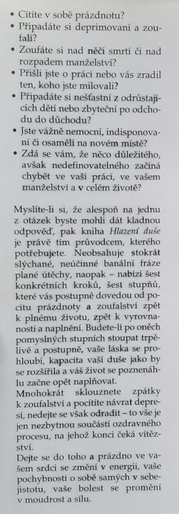 Hlazení duše / Šest krokú od pocitu prázdnoty k duševní vyrovnanosti