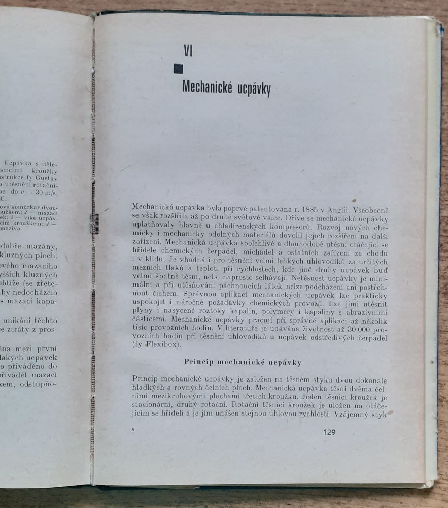 Ucpávky v chemickém prúmyslu