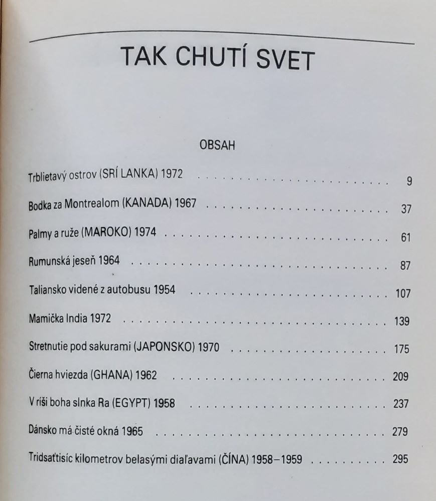 Tak chutí svet / Výber z cestopisných reportáží