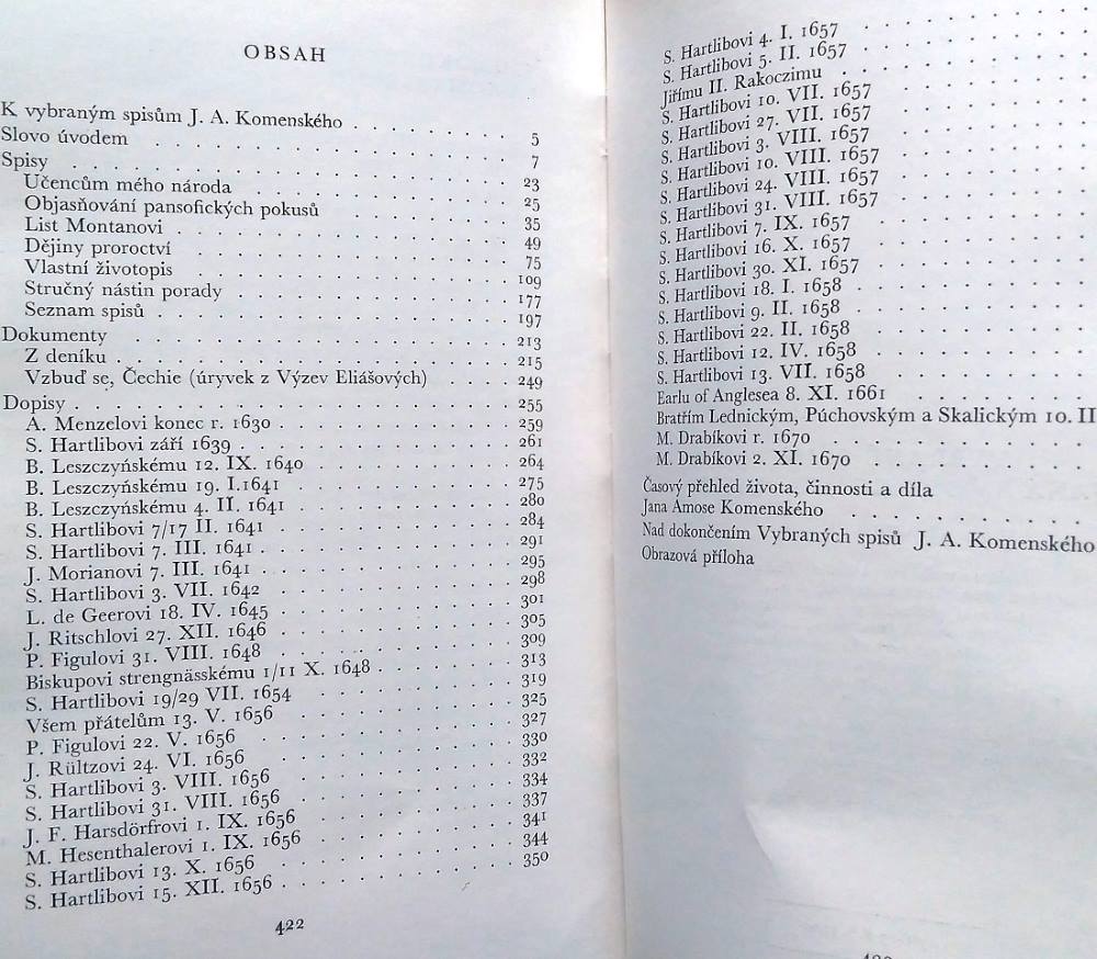Vybrané spisy Jana Amose Komenského