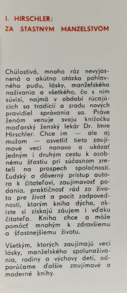 Za šťastným manželstvom