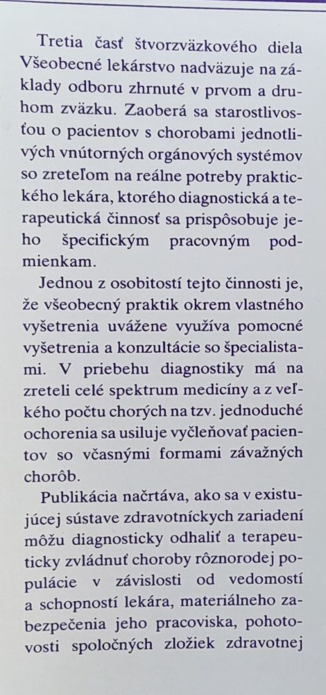 Všeobecné lekárstvo 3. / Pre postgraduálne štúdium lekárov a farmaceutov