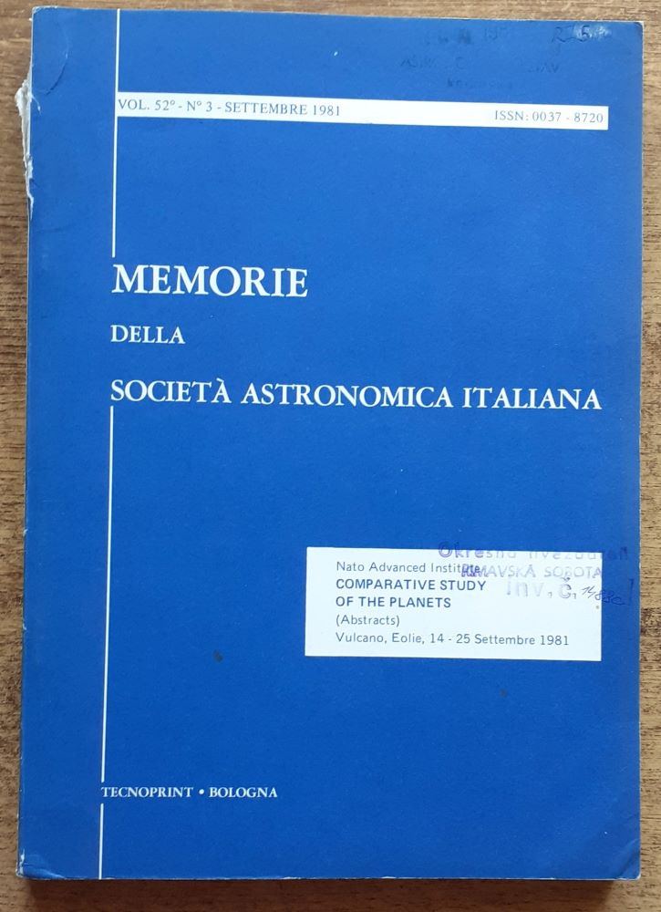 Memorie della Societa Astronomica Italiana / marec, jún, september 1981