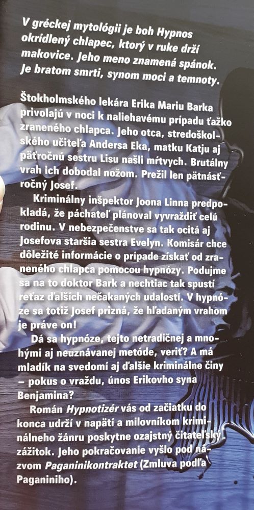Hypnotizér / 1. diel série Joon Linn