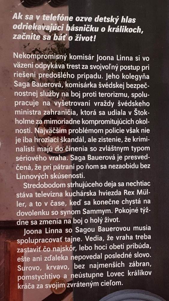 Lovec králikov / 6. diel série Joon Linn