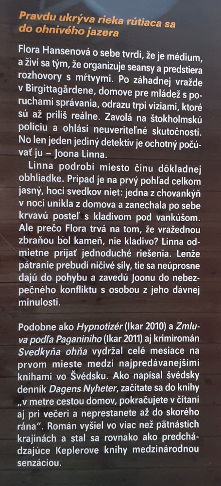 Svedkyňa ohňa / 3. diel série Joon Linn