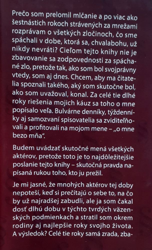 Prečo som prelomil mlčanie