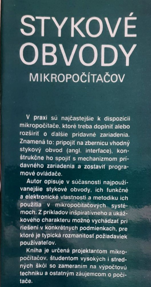Stykové obvody do mikropočítačov