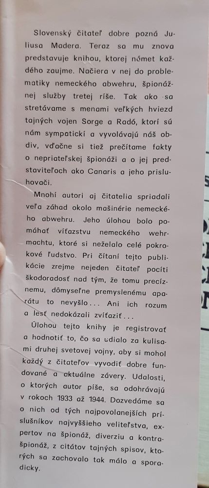 Svedectvá generálov Hitlerovej špionáže