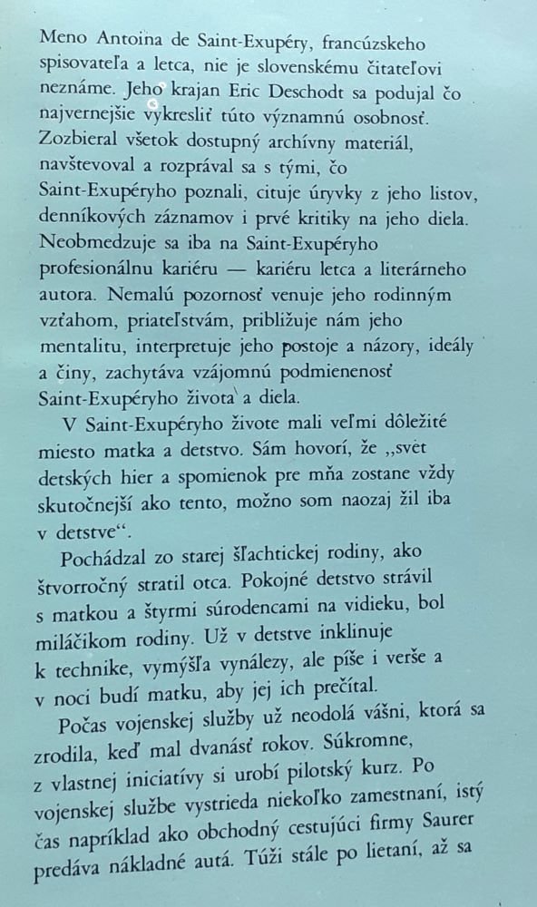 Saint-Exupéry / Osudy slávnych