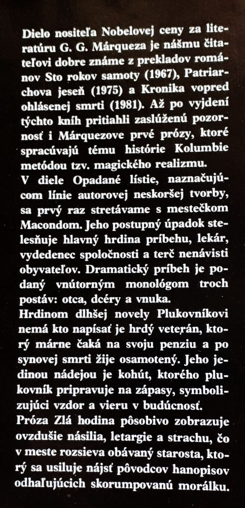 Zlá hodina / SPKK