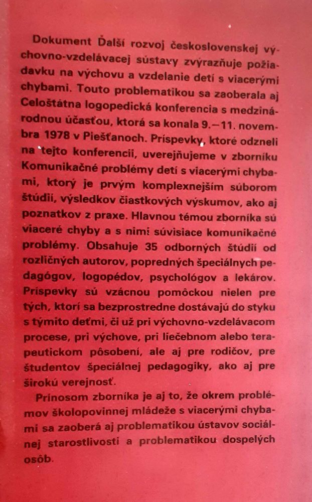 Komunikačné problémy detí a viacerými chybami