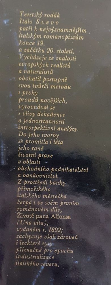 Život pana Alfonsa / Una vita / Panoráma