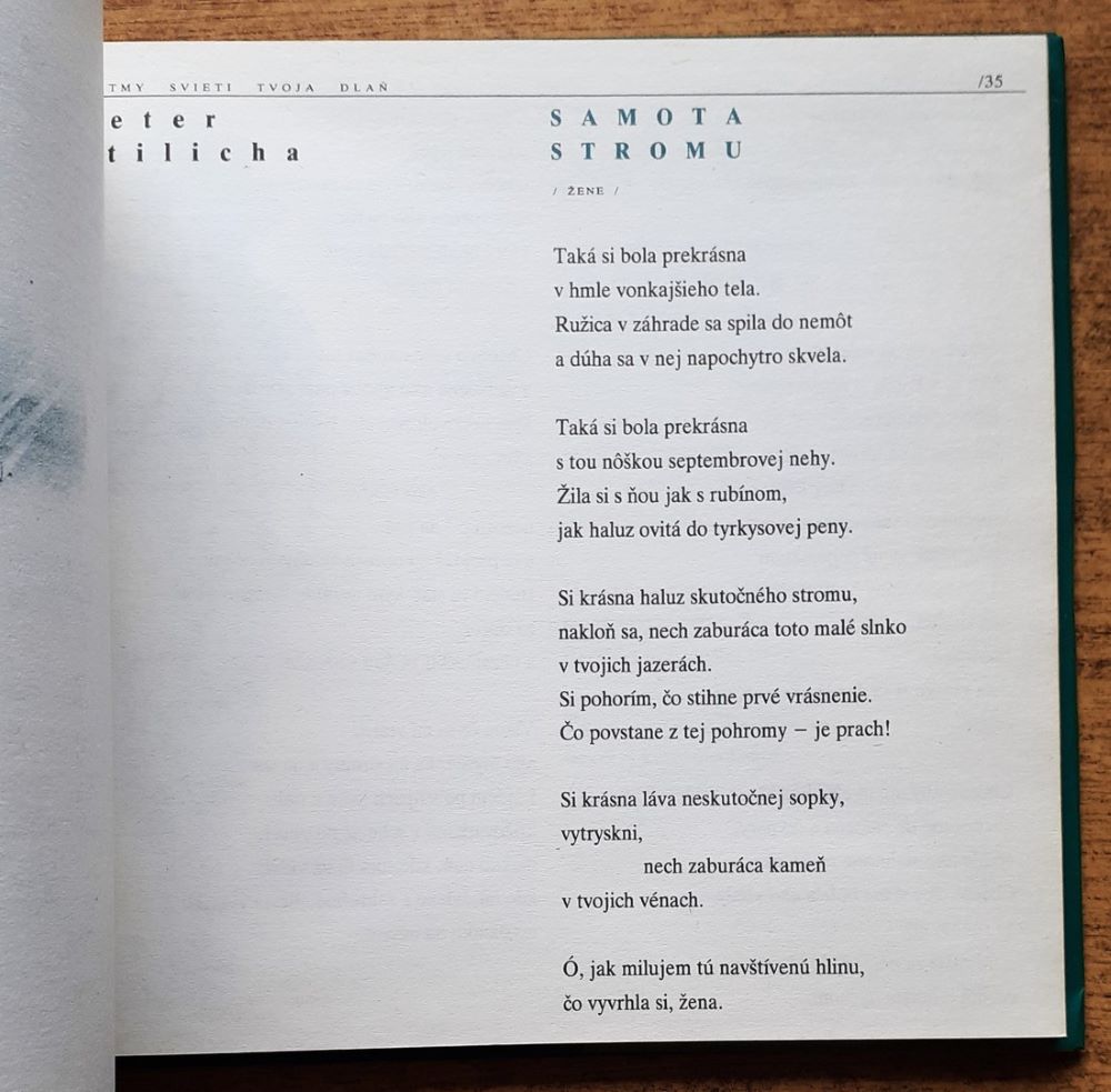 Z tmy svieti tvoja dlaň / Mladá tvorba