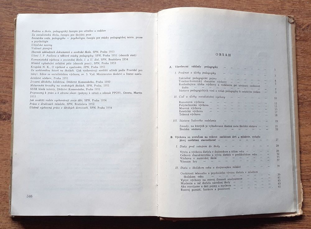 Pedagogika / Učebný text pre žiakov pedagogickýc škôl pre vzdelanie učiteľov národných škôl