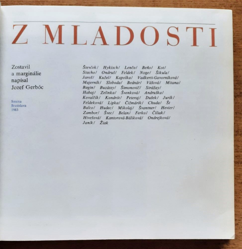 Správy z mladosti