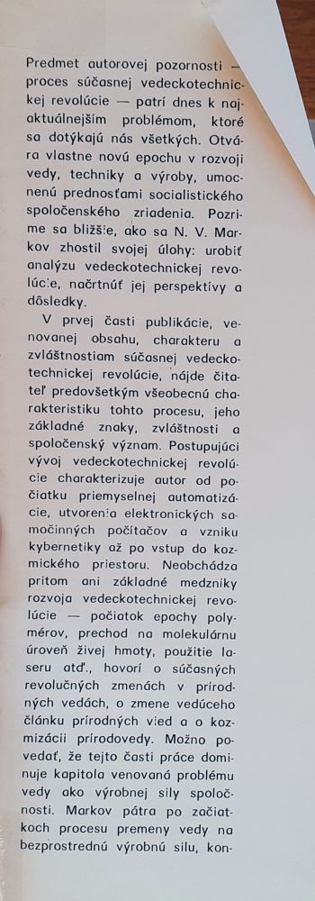 Vedeckotechnická revolúcia - analýza, perspektívy, dôsledky