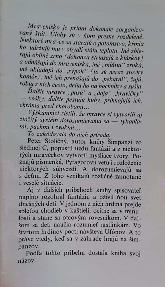 Šimpanzi zo siedmej C
