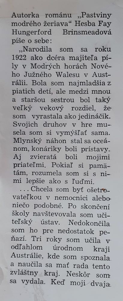 Pastviny modrého žeriava / Čajka