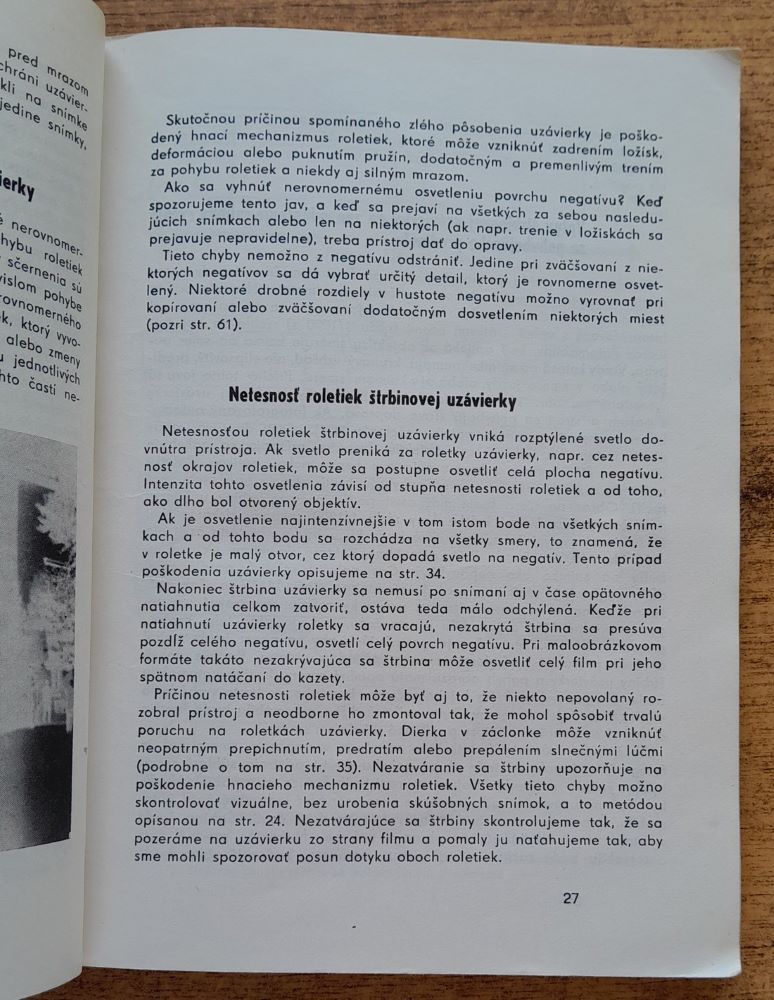 Chyby čiernobielych fotografií