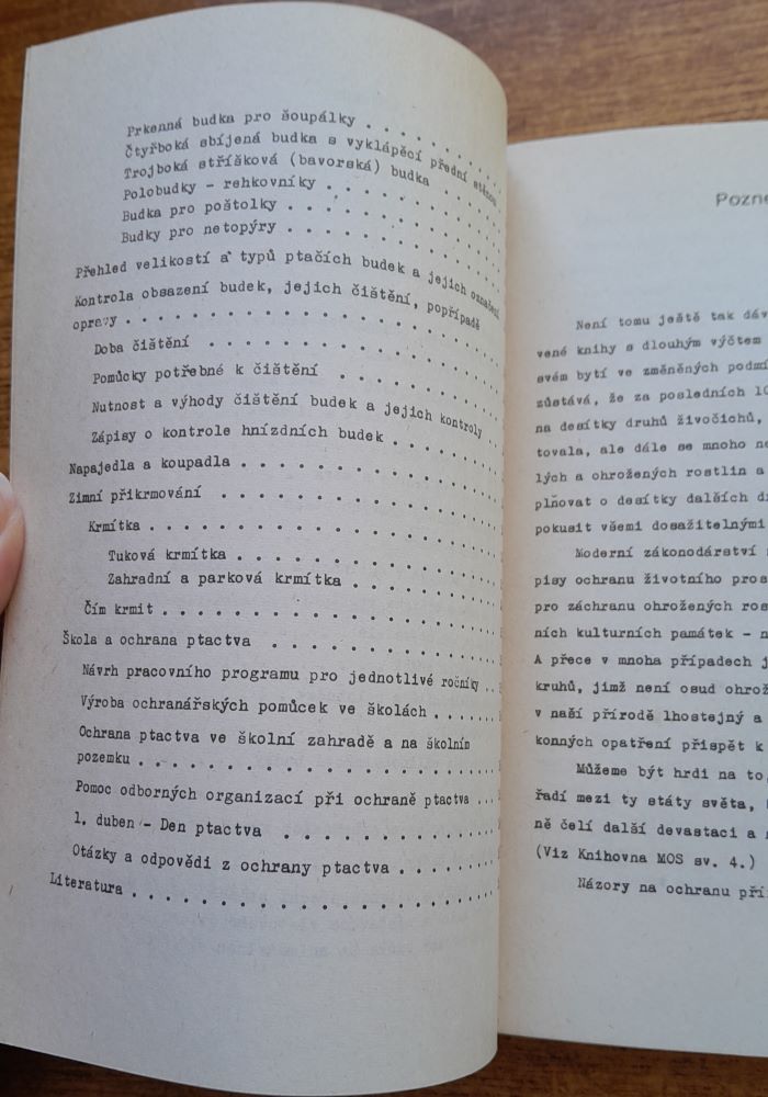 Ochrana ptactva / Účelová neperiodická publikace