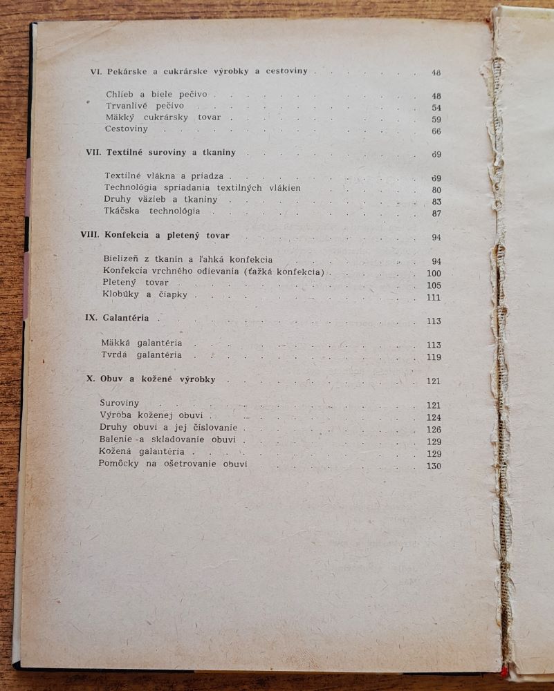 Náuka o tovare pre 1. ročník OU a UŠ