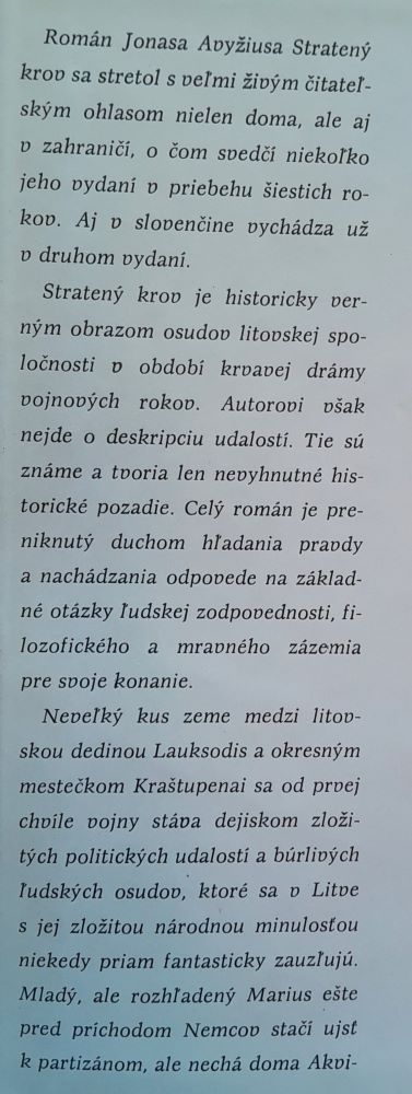 Stratený krov