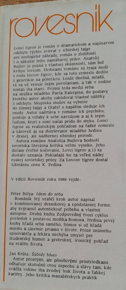 Lovci tigrov / Edícia Rovesník