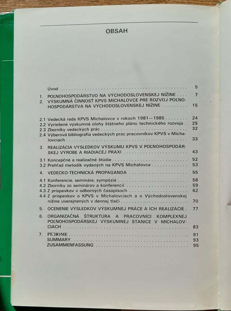 Komplexná poľnohospodárska výskumná stanica Michalovce / Náklad 1000 výtlačkov