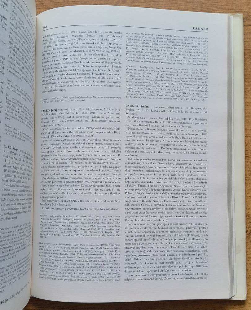 Slovenský biografický slovník od roku 833 do roku 1990 / III. zväzok / K-L