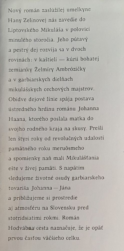 Hodvábna cesta / Nová próza