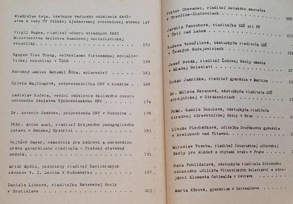 Celoštátna konferencia učiteľov Praha 20. a 21. apríla 1979