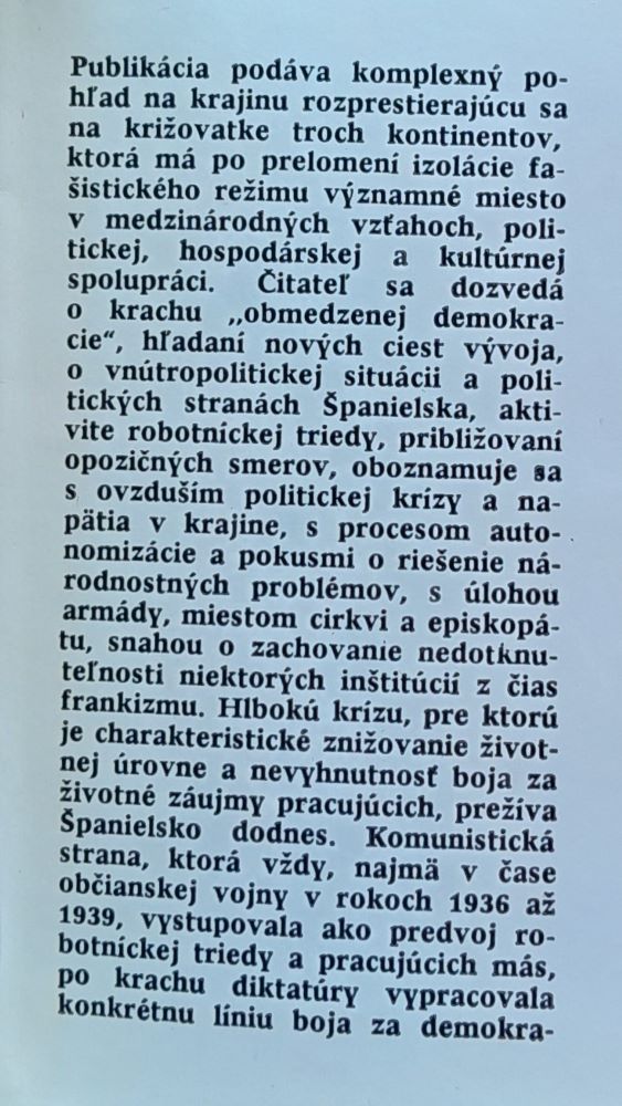 Súčasné Španielsko