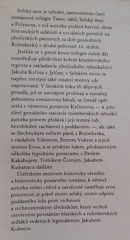Selský mor / Rožmberská trilogie 2. (Tanec rabů, Selský mor, Polyxena)