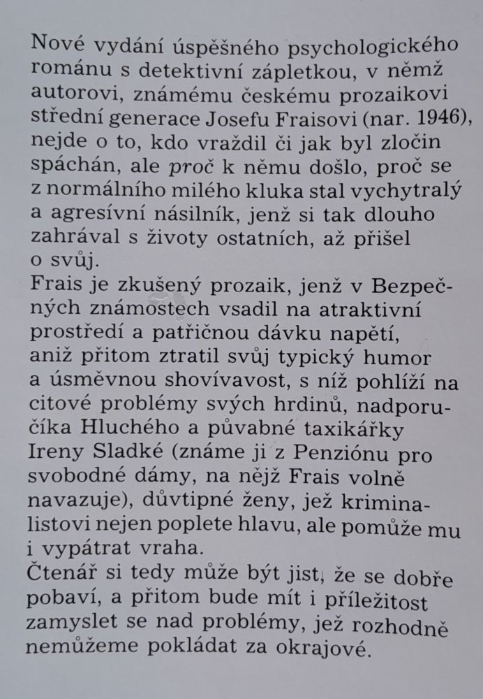 Bezpečné známosti / Knihovna lidové četby