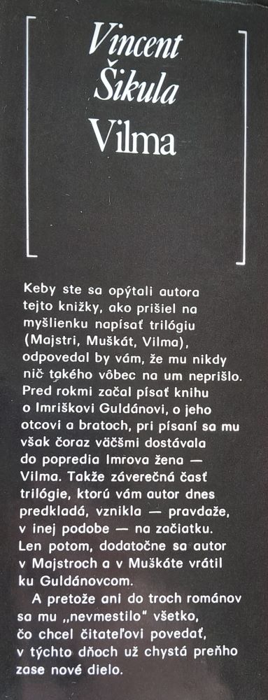 Vilma / Nová próza