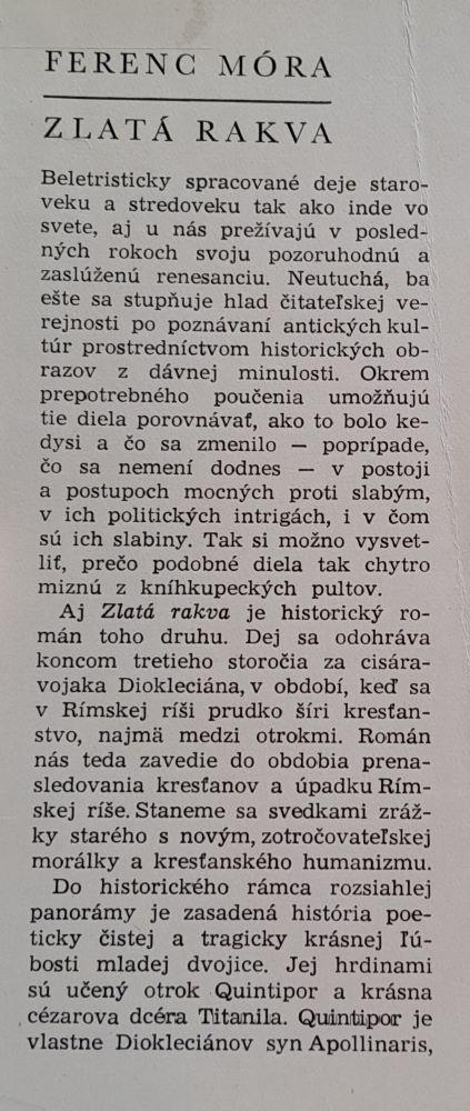 Zlatá rakva / Hviezdoslavova knižnica