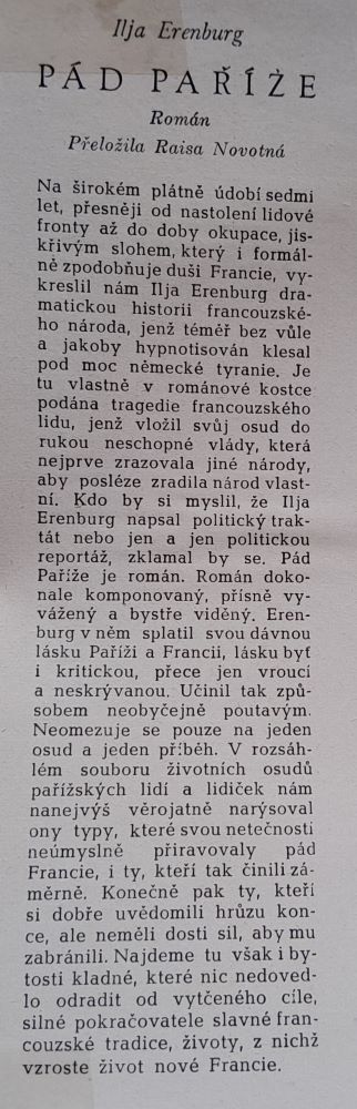 Pád Paříže / Nadenije Pariža
