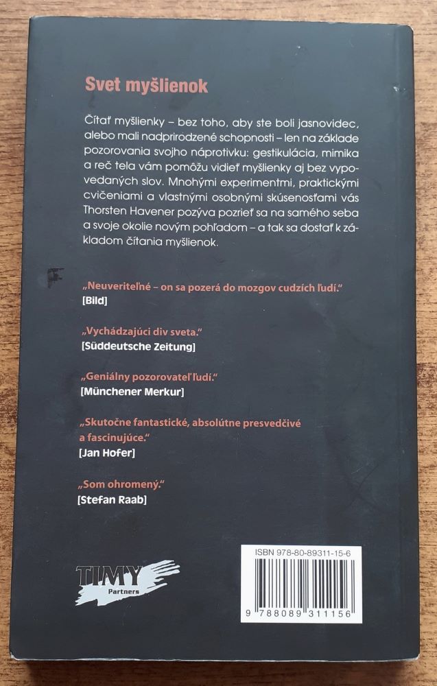 Viem, čo si myslíš / Tajomstvo čítania myšlienok