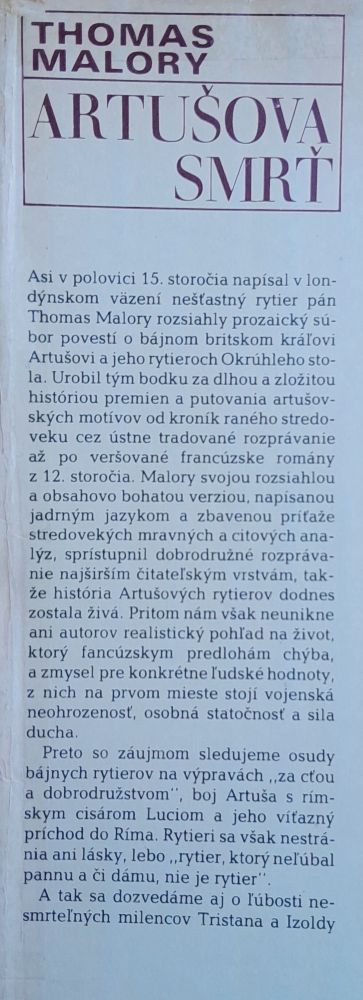 Artušova smrť / Svetová tvorba