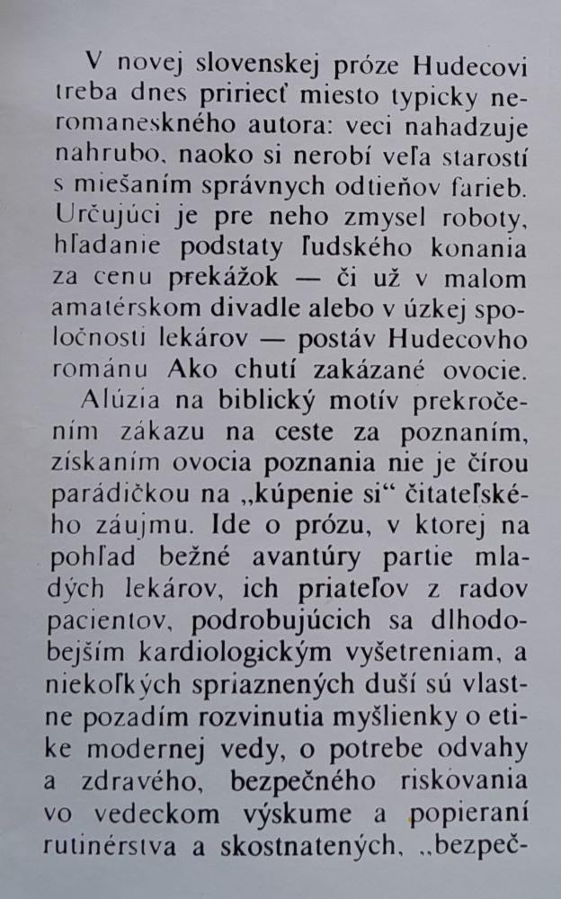 Hriešne lásky osamotených mužov / Ako chutí zakázané ovocie