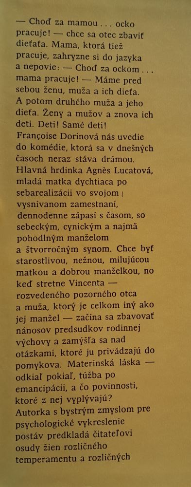 Choď za mamou...ocko pracuje / Eva - Edícia svetovej prózy o ženách pre ženy