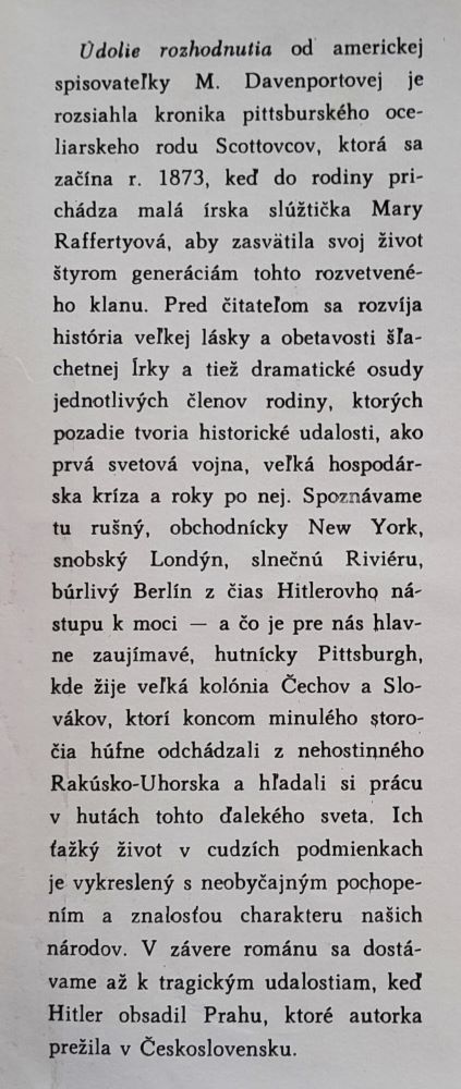Údolie rozhodnutia 3. Claire 1933-1941 / Tvorba národov