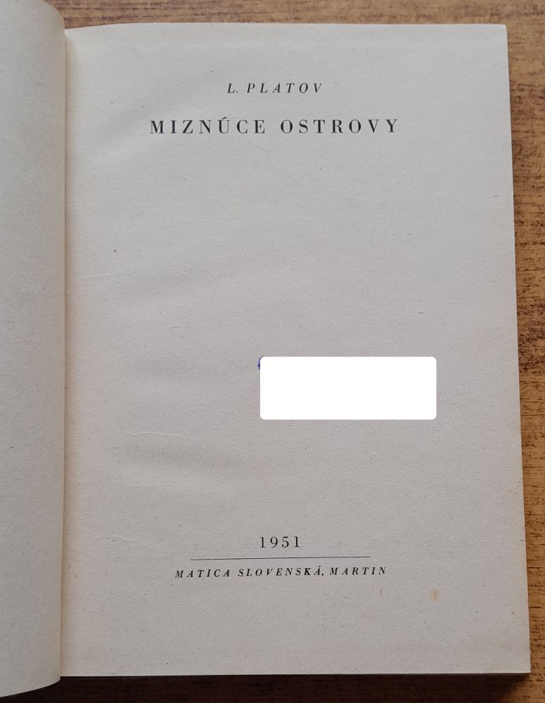 Miznúce ostrovy / Edícia Na cestách