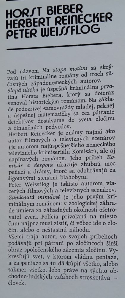Na stope motívu / Edícia Labyrint