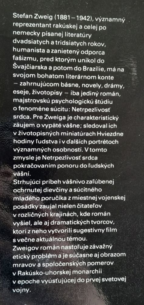 Netrpezlivosť srdca / SPKK