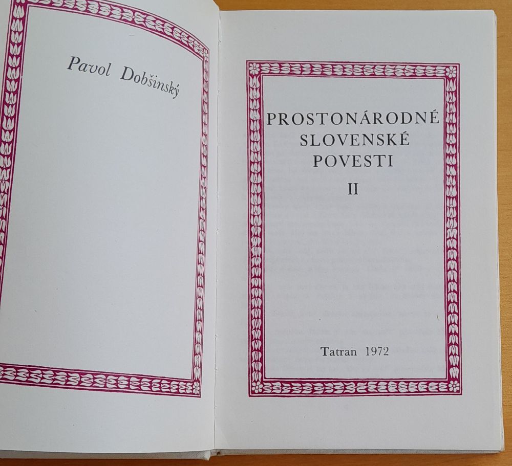 Prostonárodné slovenské povesti II. / Zlatý fond